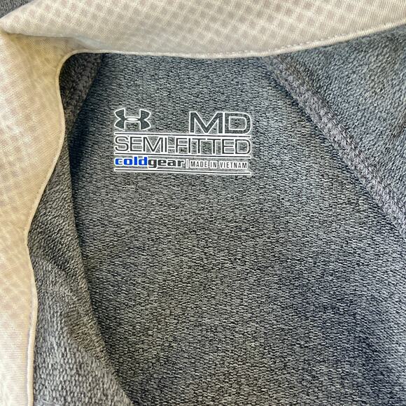 Minnesota Twins 1/4 Zip Pullover Womens XS Gray Under Armour Polyester Cold Gear - Picture 4 of 5